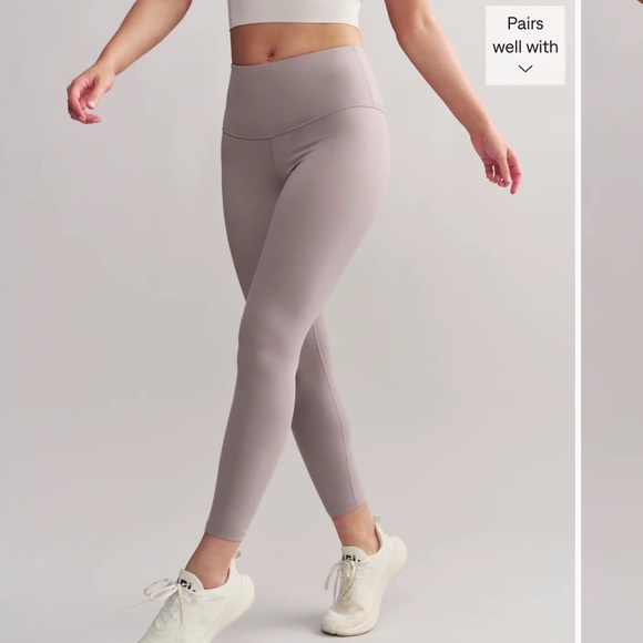 RHONE Revive 7/8 Women's Leggings in Taupe Mist - Picture 1 of 6